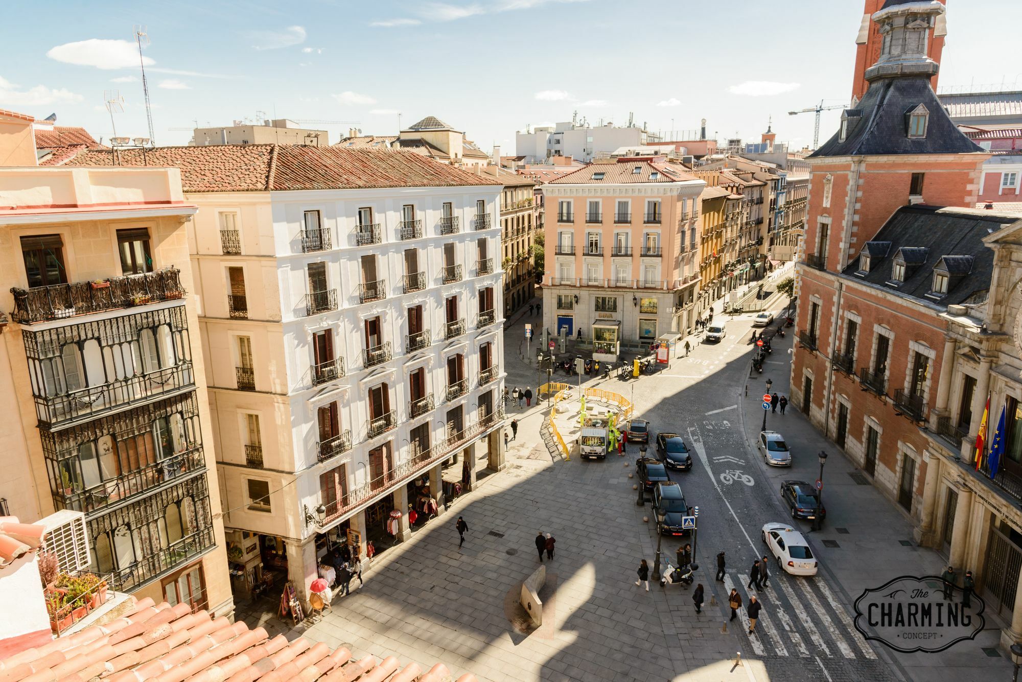 Apartamento Charming Madrid Plaza Exterior foto